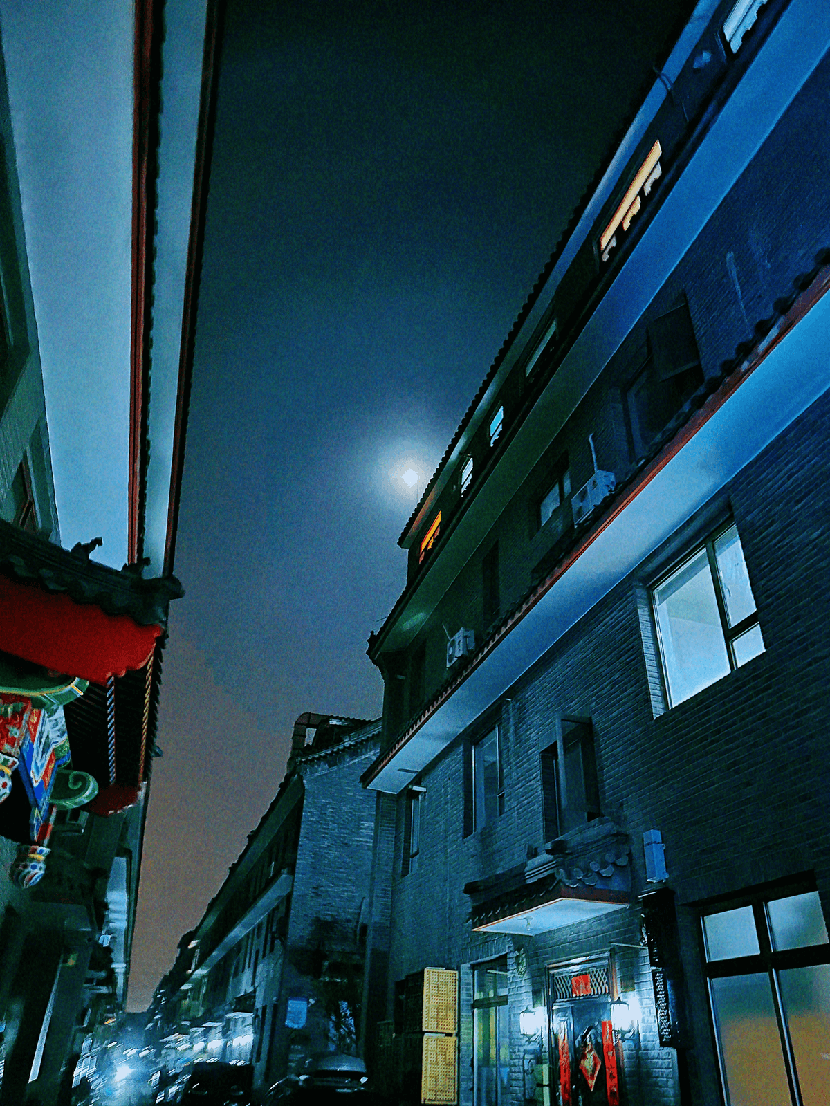 久违的好天气，下元节前夜的月 第 2 张图片